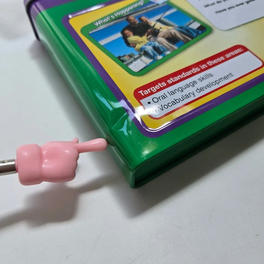 Lakeshore What's Happening? Photo Cards Kids Educational Discussion Prompts Tin